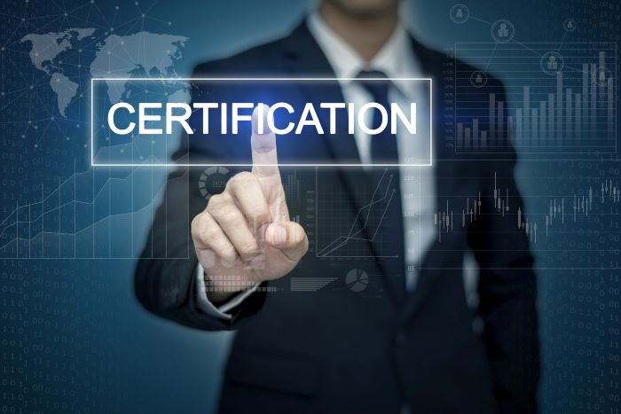 Financial certifications